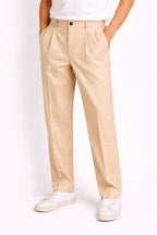 EN AVANCE PANTALONE CON PINCES LARGO 2 COLORI DISPONIBILI