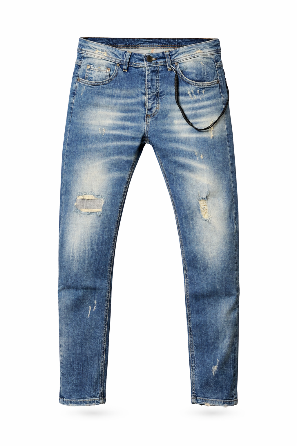 XAGON MAN JEANS SLIM CON ROTTURE E ABRASIONI - Mania Fashion Clothing