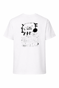 BICOLORE TSHIRT OVER FIT CON STAMPA DIETRO E DAVANTI - Mania Fashion Clothing