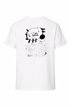 BICOLORE TSHIRT OVER FIT CON STAMPA DIETRO E DAVANTI - Mania Fashion Clothing