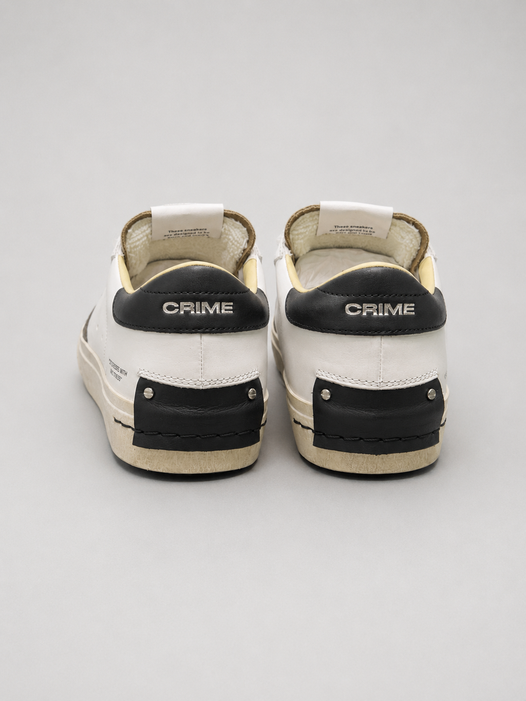 CRIME LONDON SNEAKERS IN PELLE MODELLO DISTRESSED 2.0