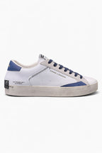 CRIME LONDON SNEAKERS IN PELLE TALLONCINO BLU