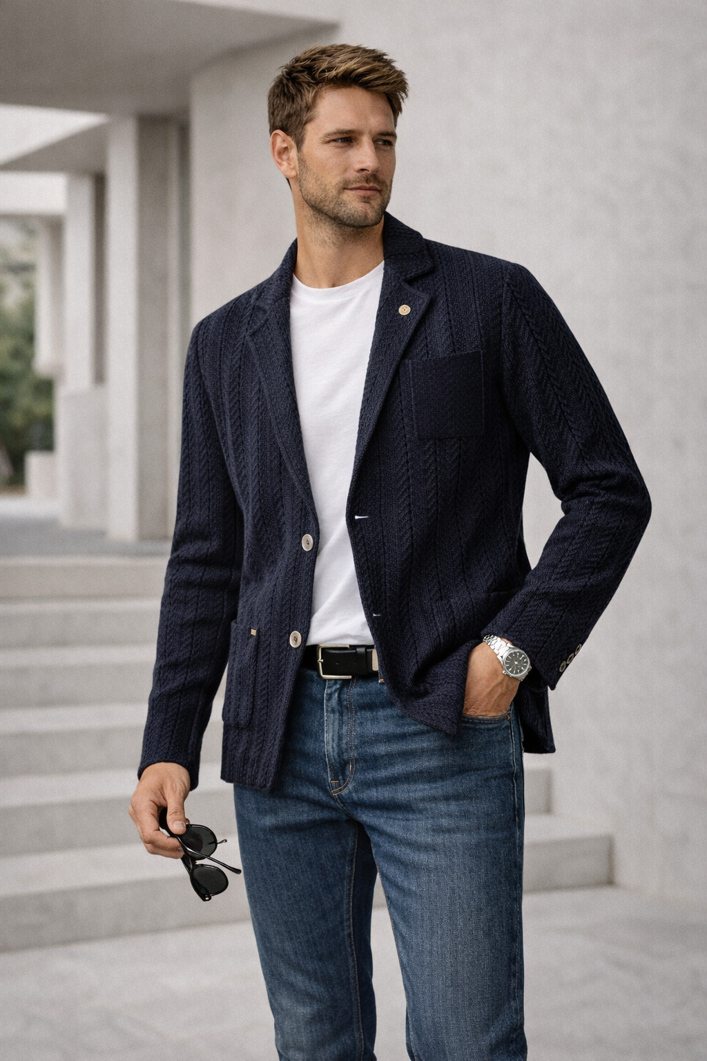 V2 GIACCA IN MAGLIA DISPONIBILE IN 2 COLORI - Mania Fashion Clothing