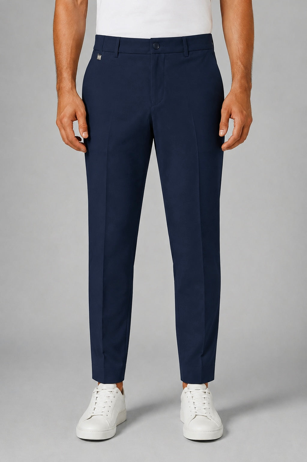 WHY NOT BRAND PANTALONE IN PUNTO MILANO - BLU NAVY