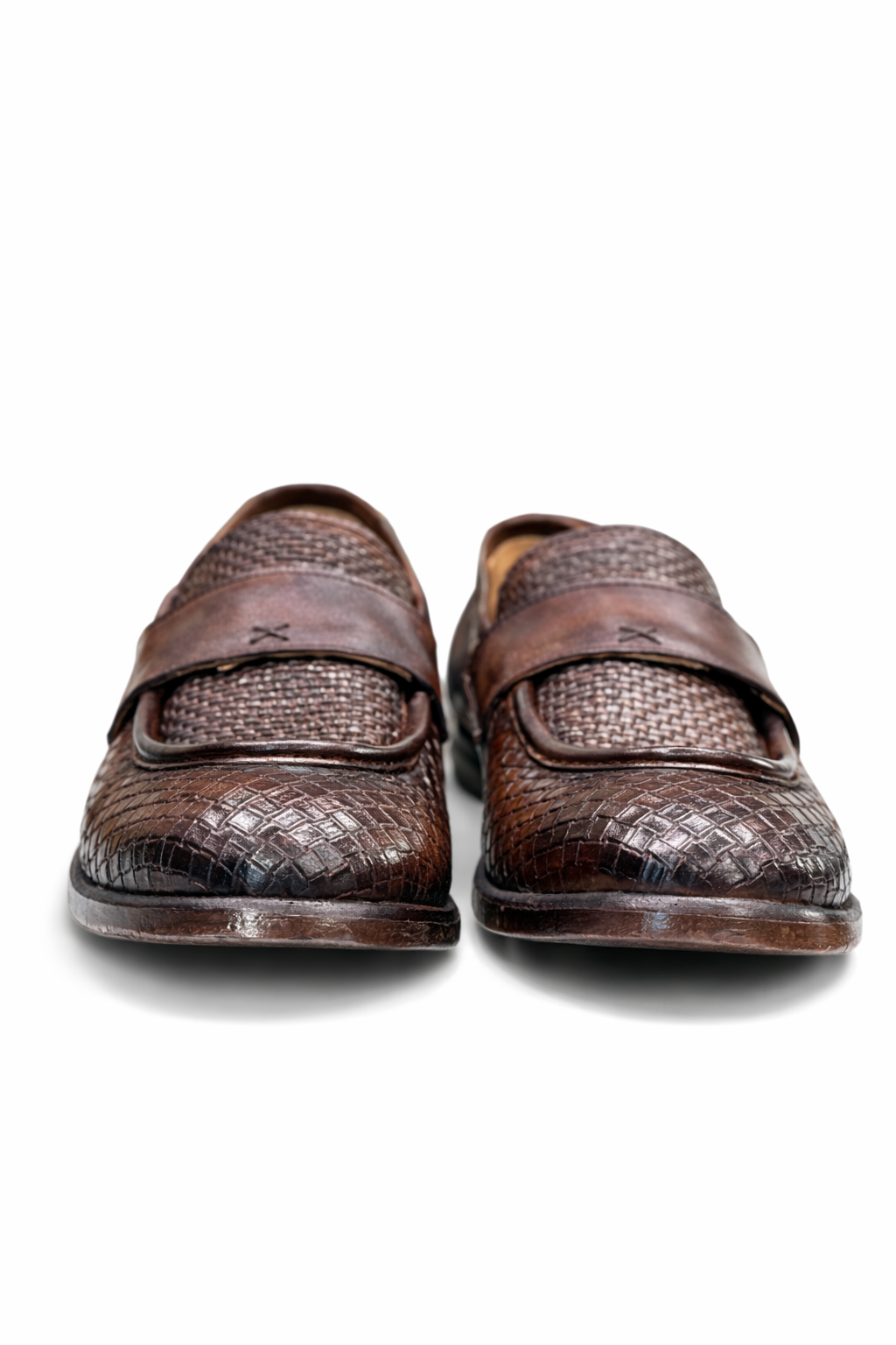 ARNOLD LAYNE MOCASSINO STAMPA TRECCIA 2 COLORI