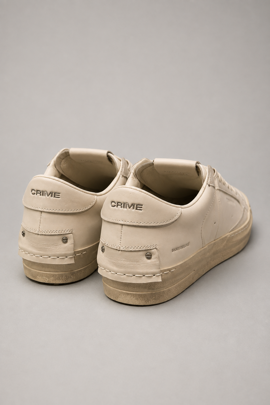 CRIME LONDON SNEAKERS IN PELLE