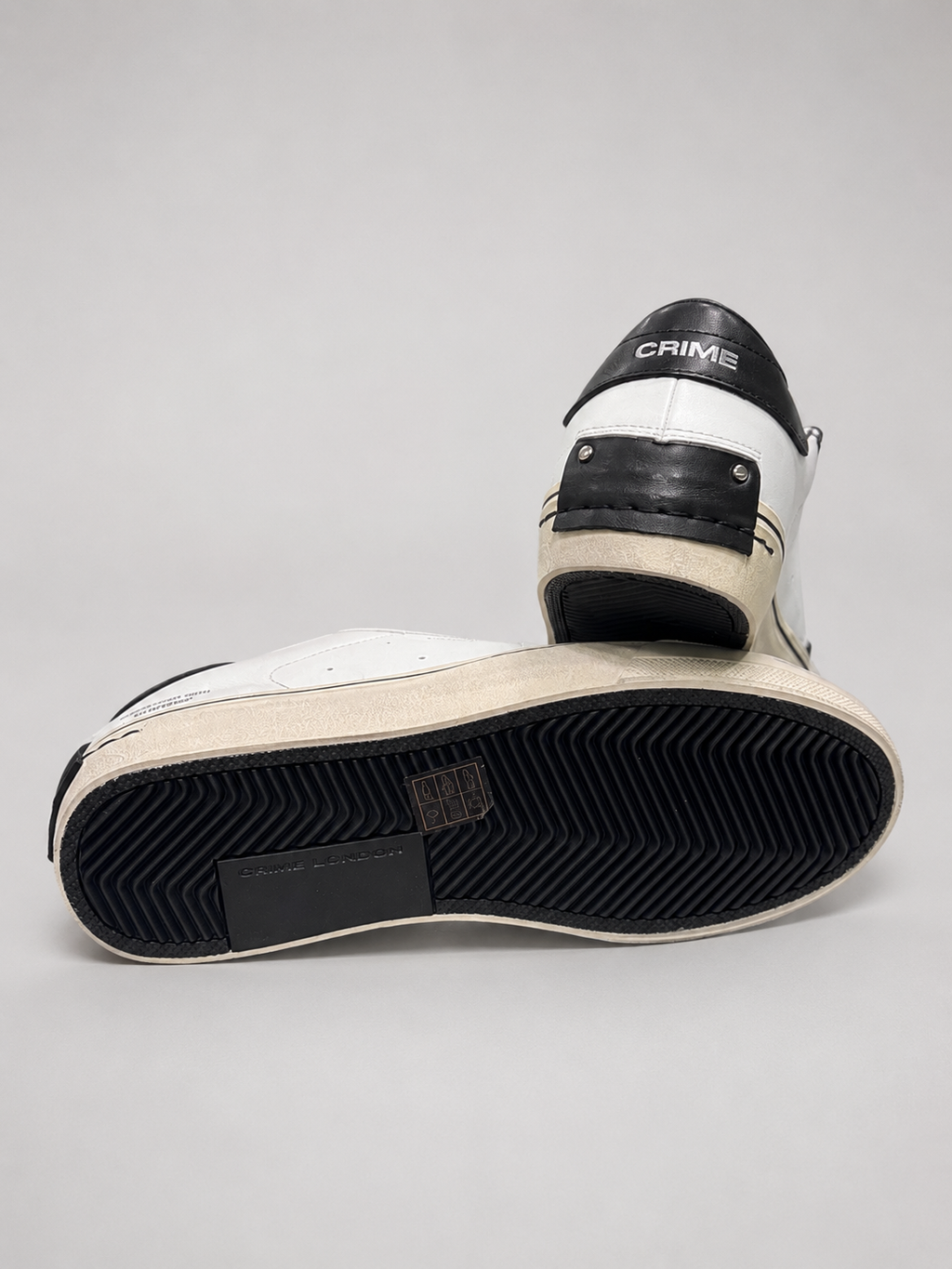 CRIME LONDON SNEAKERS IN PELLE MODELLO DISTRESSED 2.0