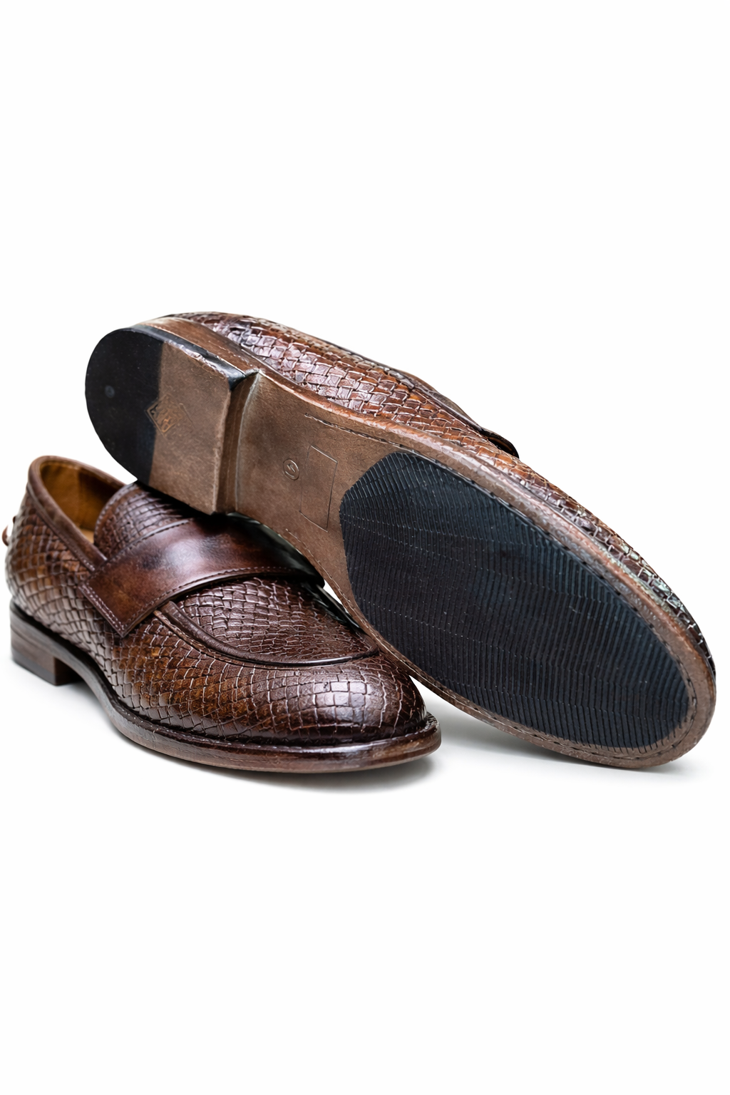 ARNOLD LAYNE MOCASSINO STAMPA TRECCIA 2 COLORI