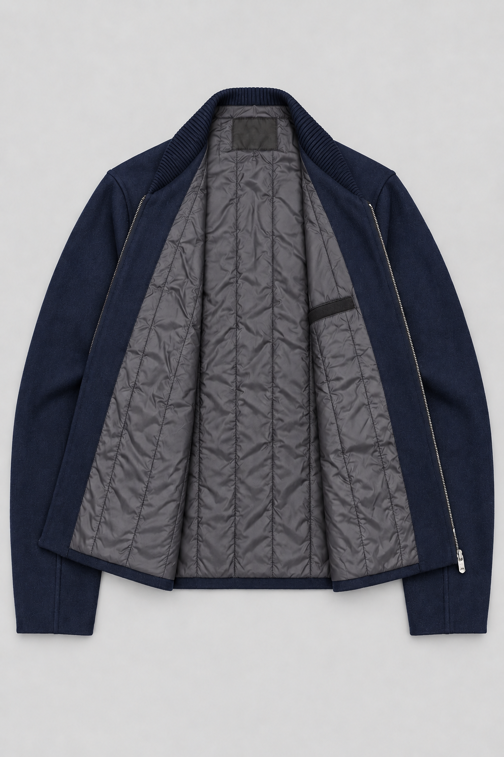 DANIELE ALESSANDRINI CAPPOTTO IN PANNO - BLU