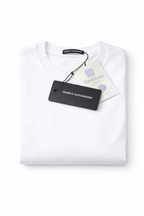 DANIELE ALESSANDRINI TSHIRT GIROCOLLO IN PREGIATO FILO DI SCOZIA - Mania Fashion Clothing