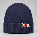 V2 CUFFIA CON RICAMO - BLU