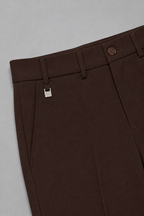 WHY NOT BRAND PANTALONE IN PUNTO MILANO - CIOCCOLATO