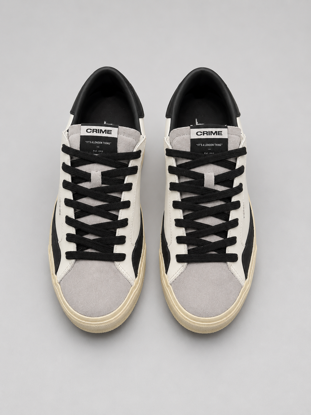CRIME LONDON SNEAKERS IN PELLE MODELLO DISTRESSED 2.0