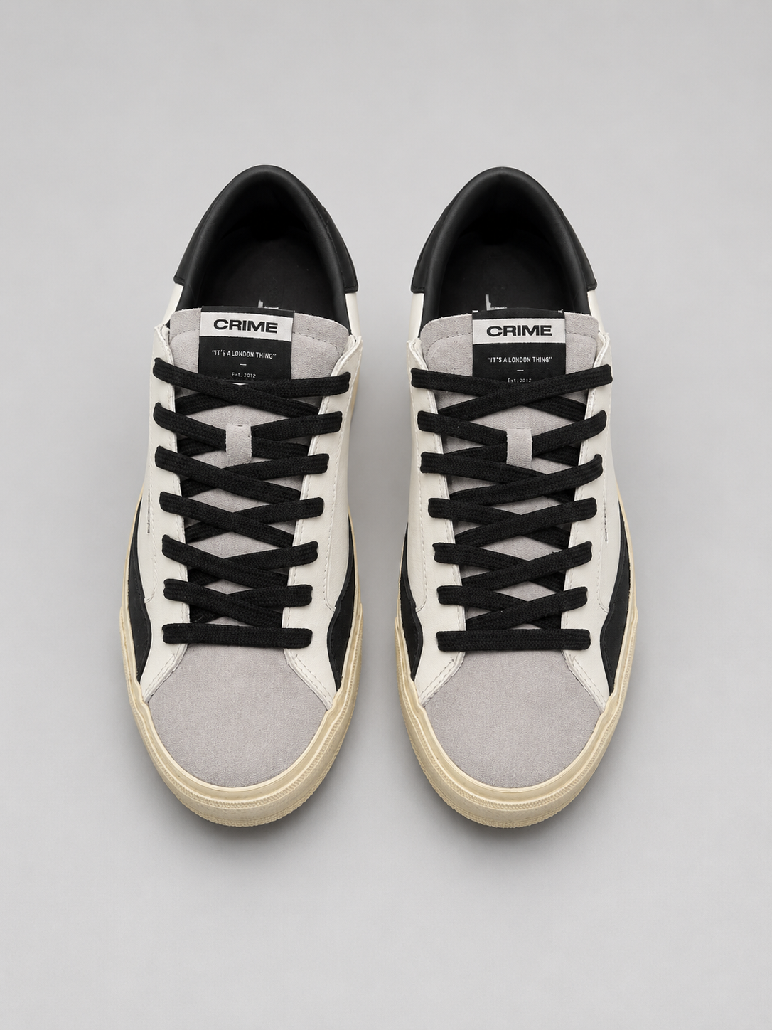 CRIME LONDON SNEAKERS IN PELLE MODELLO DISTRESSED 2.0