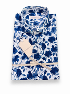 ALESSANDRO LAMURA CAMICIA FLOREALE COLLO FRANCIA