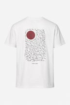 BICOLORE TSHIRT OVER FIT CON STAMPA DIETRO - Mania Fashion Clothing