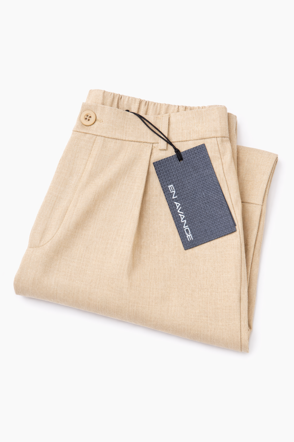 EN AVANCE PANTALONE CON PINCES LARGO 2 COLORI DISPONIBILI