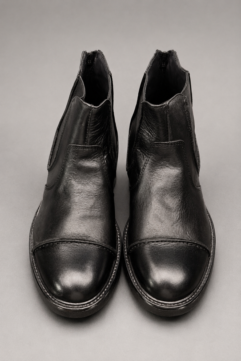 ARNOLD LAYNE STIVALETTO IN PELLE CON CHIUSURA ZIP