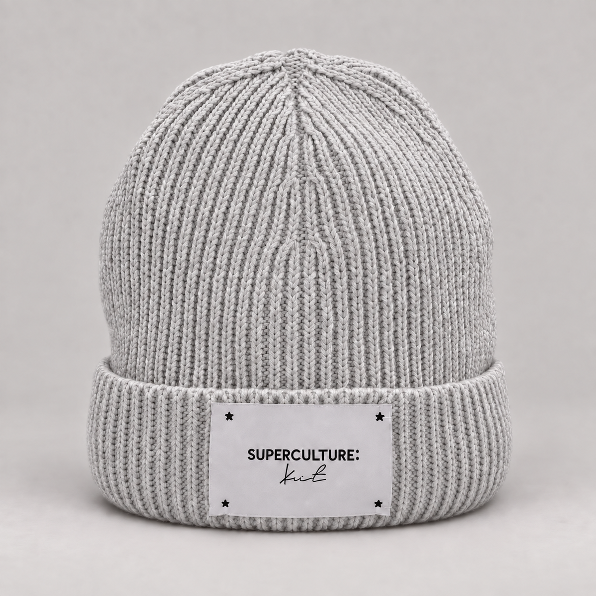 SUPERCULTURE CAPPELLO A COSTE - GRIGIO