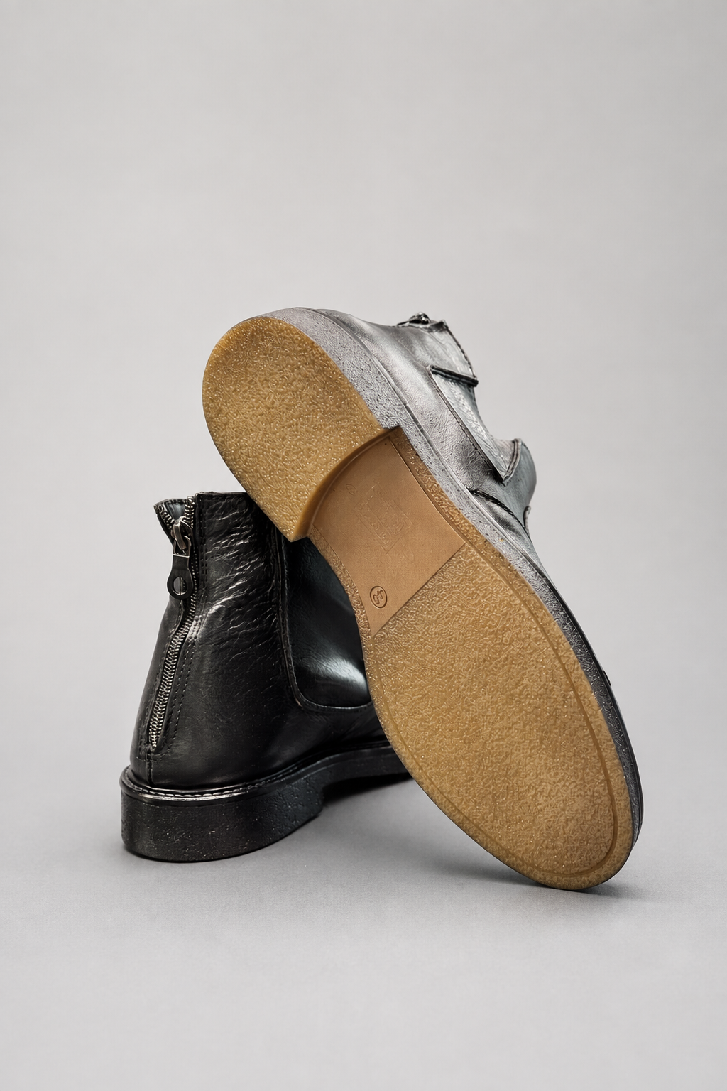 ARNOLD LAYNE STIVALETTO IN PELLE CON CHIUSURA ZIP