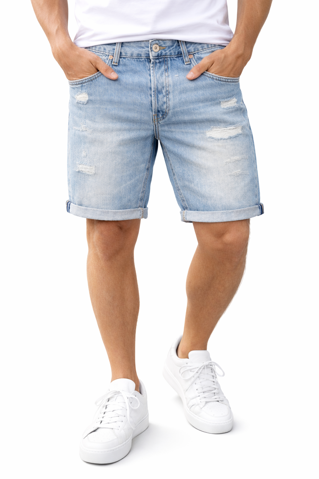 STAFF BERMUDA JEANS ECO SOSTENIBILE