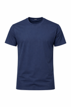 DANIELE ALESSANDRINI TSHIRT GIROCOLLO IN PREGIATO FILO DI SCOZIA - Mania Fashion Clothing