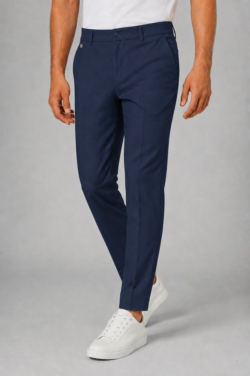 WHY NOT BRAND PANTALONE IN PUNTO MILANO - BLU NAVY