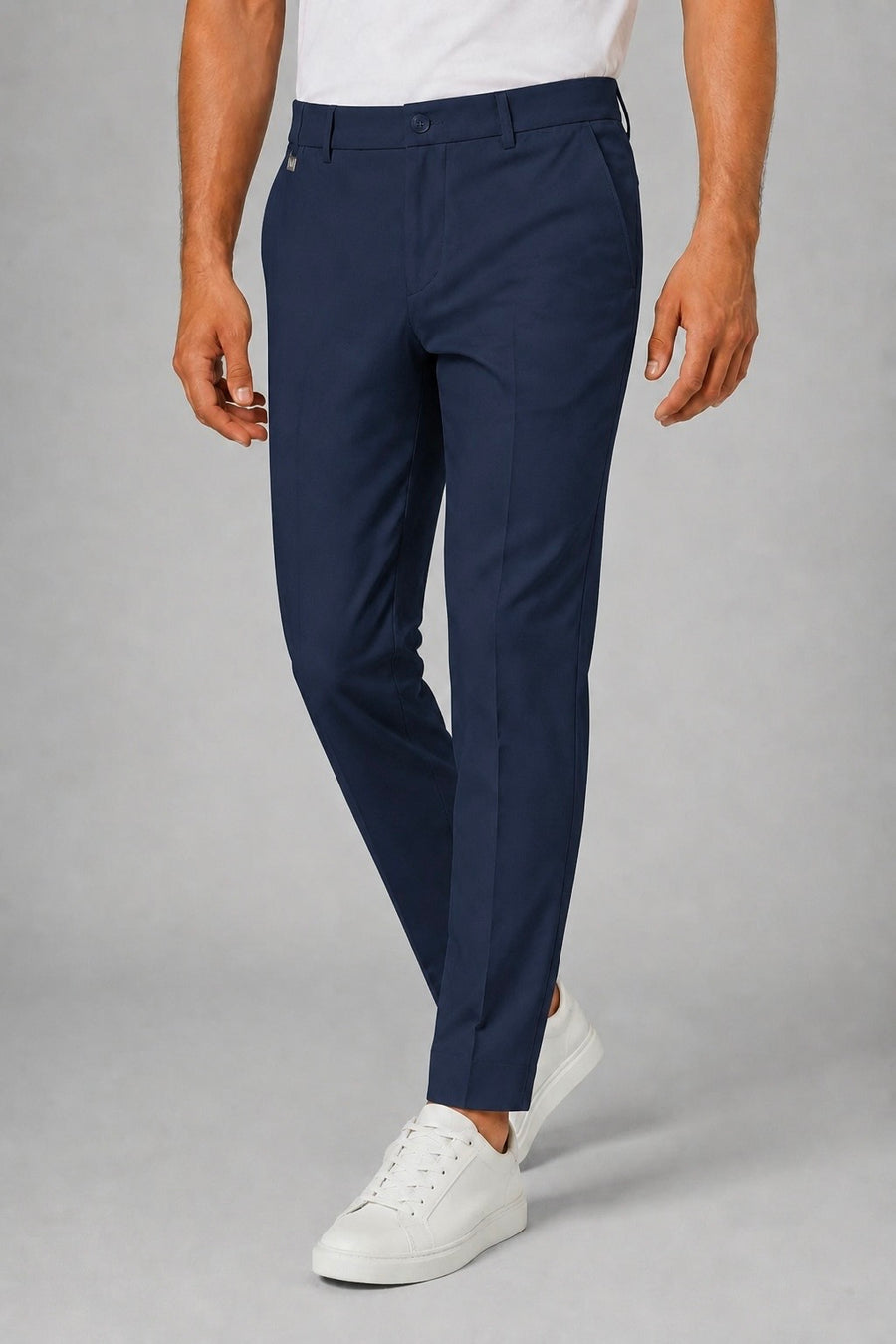 WHY NOT BRAND PANTALONE IN PUNTO MILANO - BLU NAVY