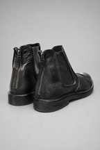 ARNOLD LAYNE STIVALETTO IN PELLE CON CHIUSURA ZIP
