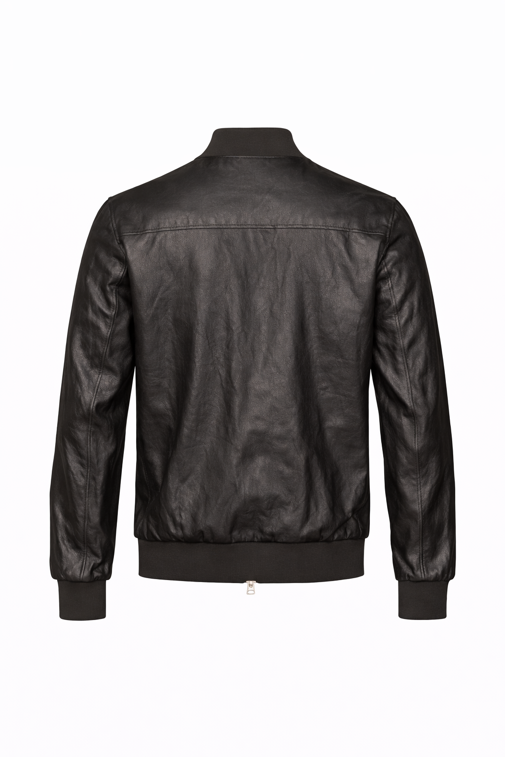 TELAMIRA BOMBER IN ECOPELLE CON COLLO IN PISTAGNA DISPONIBILE IN 2 COLORI - Mania Fashion Clothing