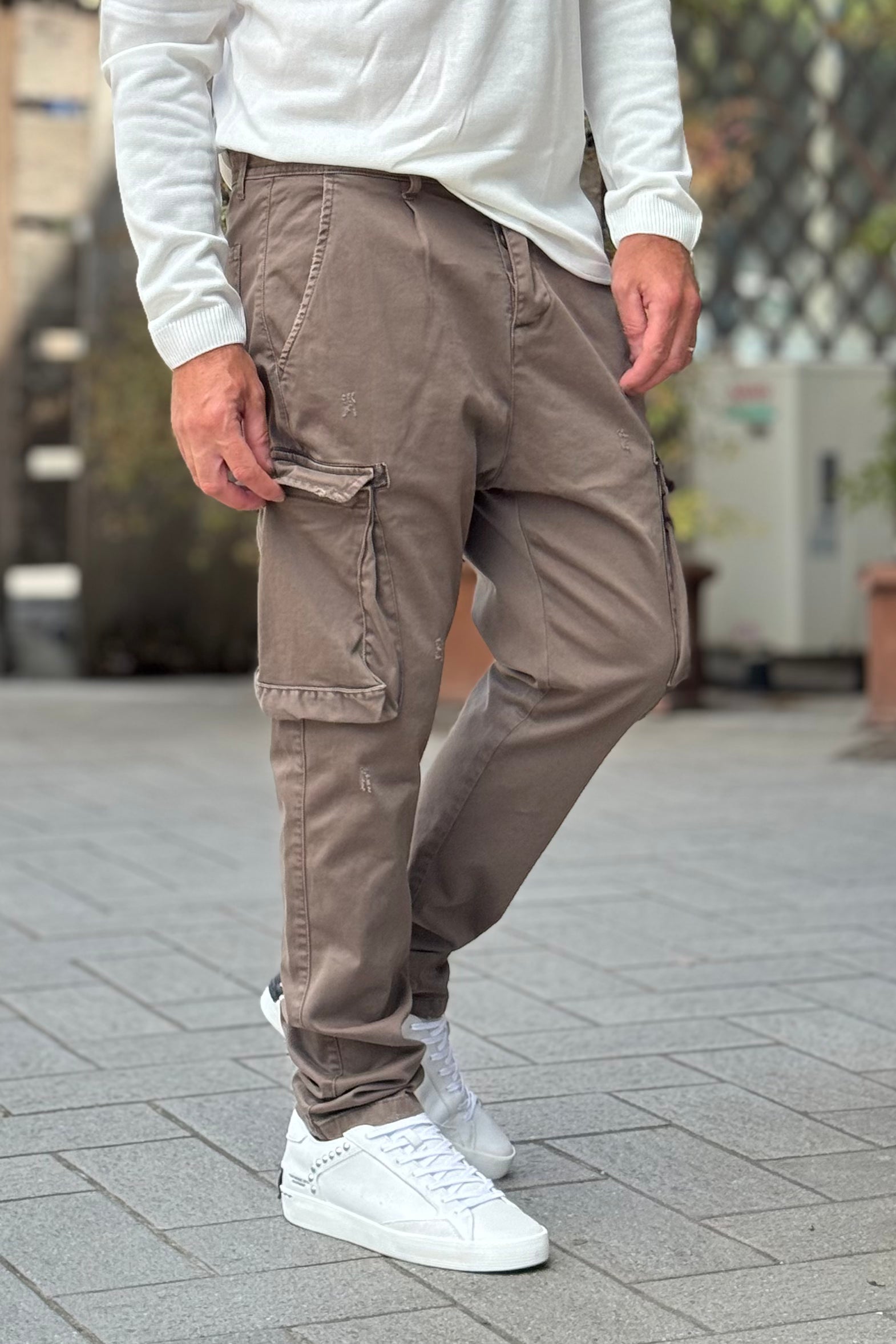 XAGON MAN A25032CR4076 PANTALONE TASCONATO DISPONIBILE IN 3 COLORI