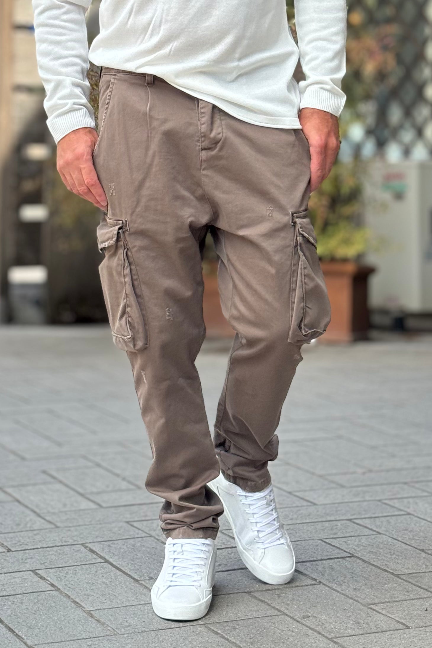 XAGON MAN A25032CR4076 PANTALONE TASCONATO DISPONIBILE IN 3 COLORI