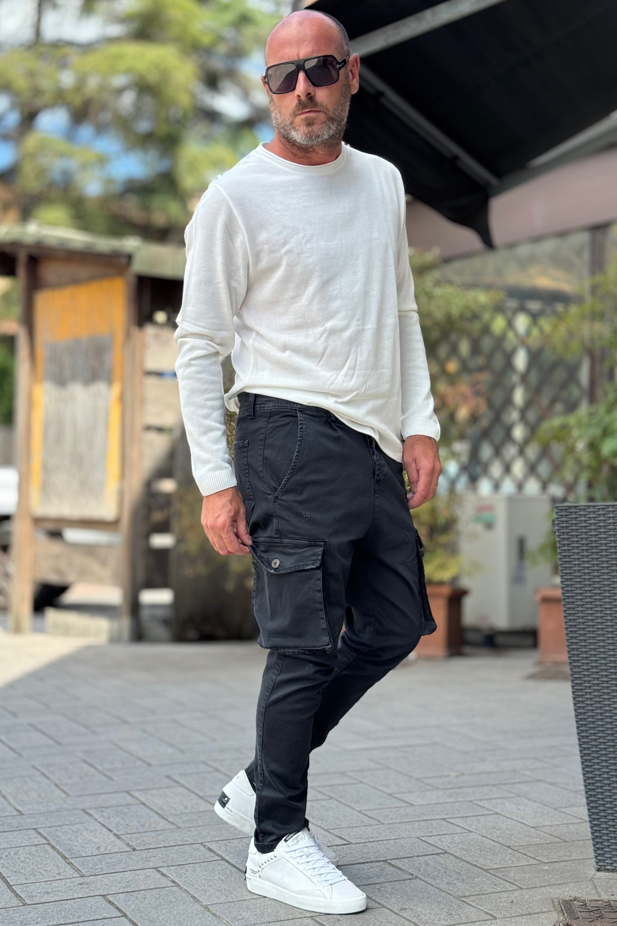 XAGON MAN A25032CR4076 PANTALONE TASCONATO DISPONIBILE IN 3 COLORI