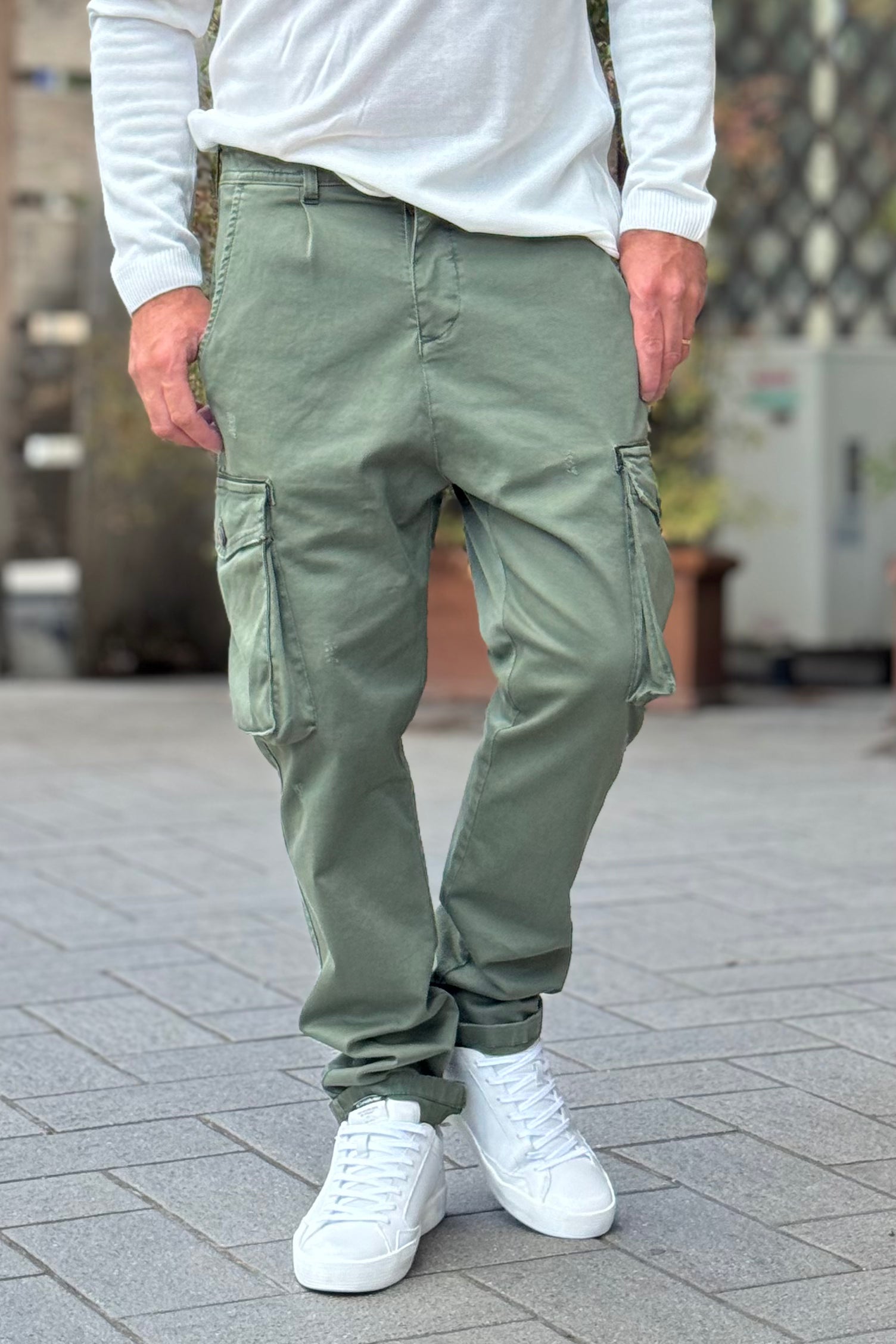 XAGON MAN A25032CR4076 PANTALONE TASCONATO DISPONIBILE IN 3 COLORI