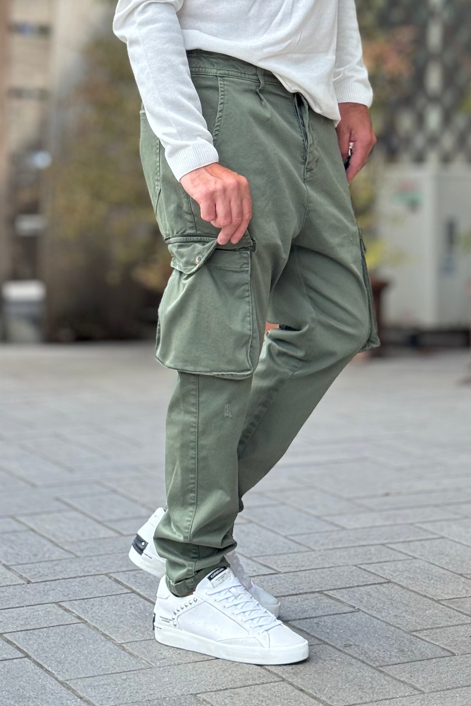 XAGON MAN A25032CR4076 PANTALONE TASCONATO DISPONIBILE IN 3 COLORI