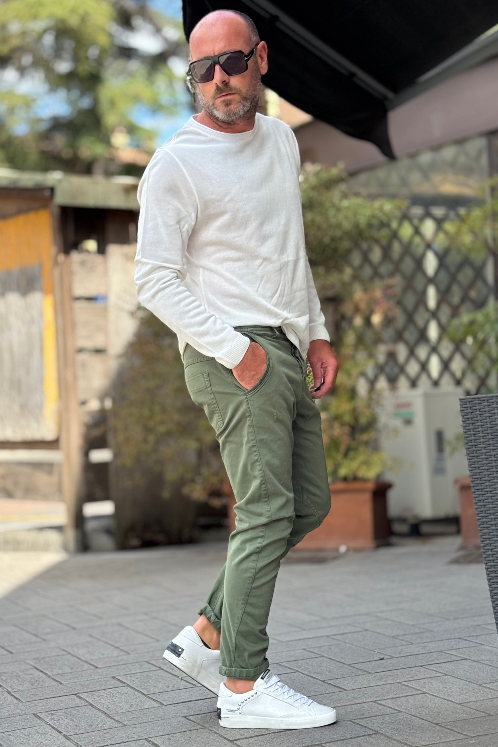 XAGON MAN A25032CR4074 PANTALONE SLIM DISPONIBILE IN 3 COLORI