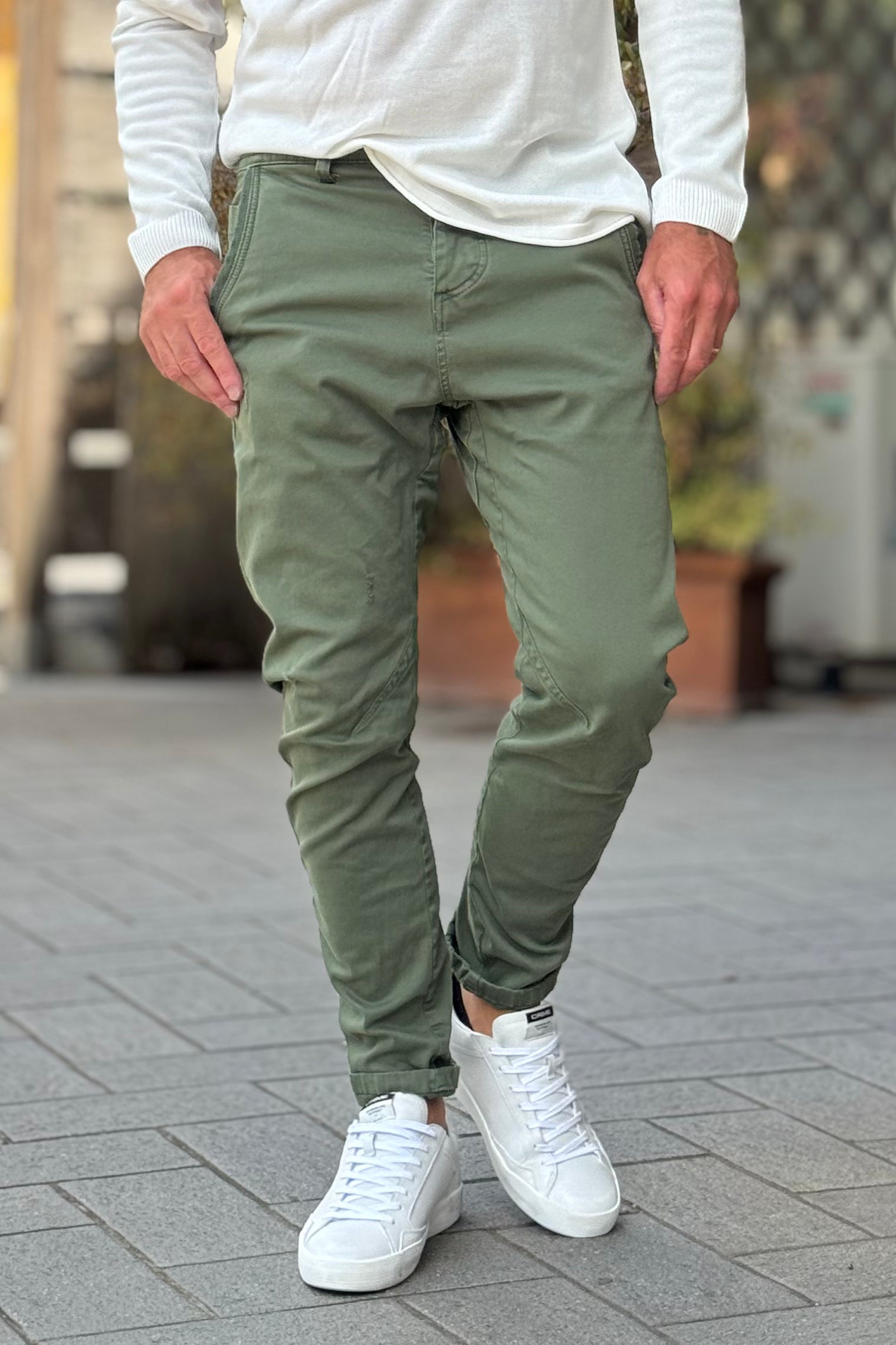 XAGON MAN A25032CR4074 PANTALONE SLIM DISPONIBILE IN 3 COLORI