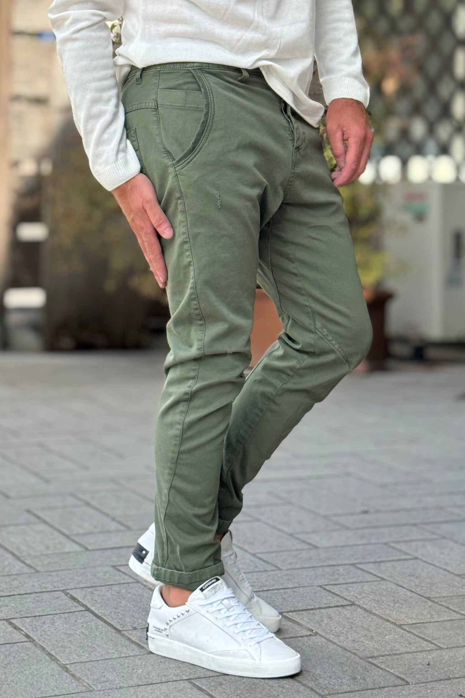 XAGON MAN A25032CR4074 PANTALONE SLIM DISPONIBILE IN 3 COLORI