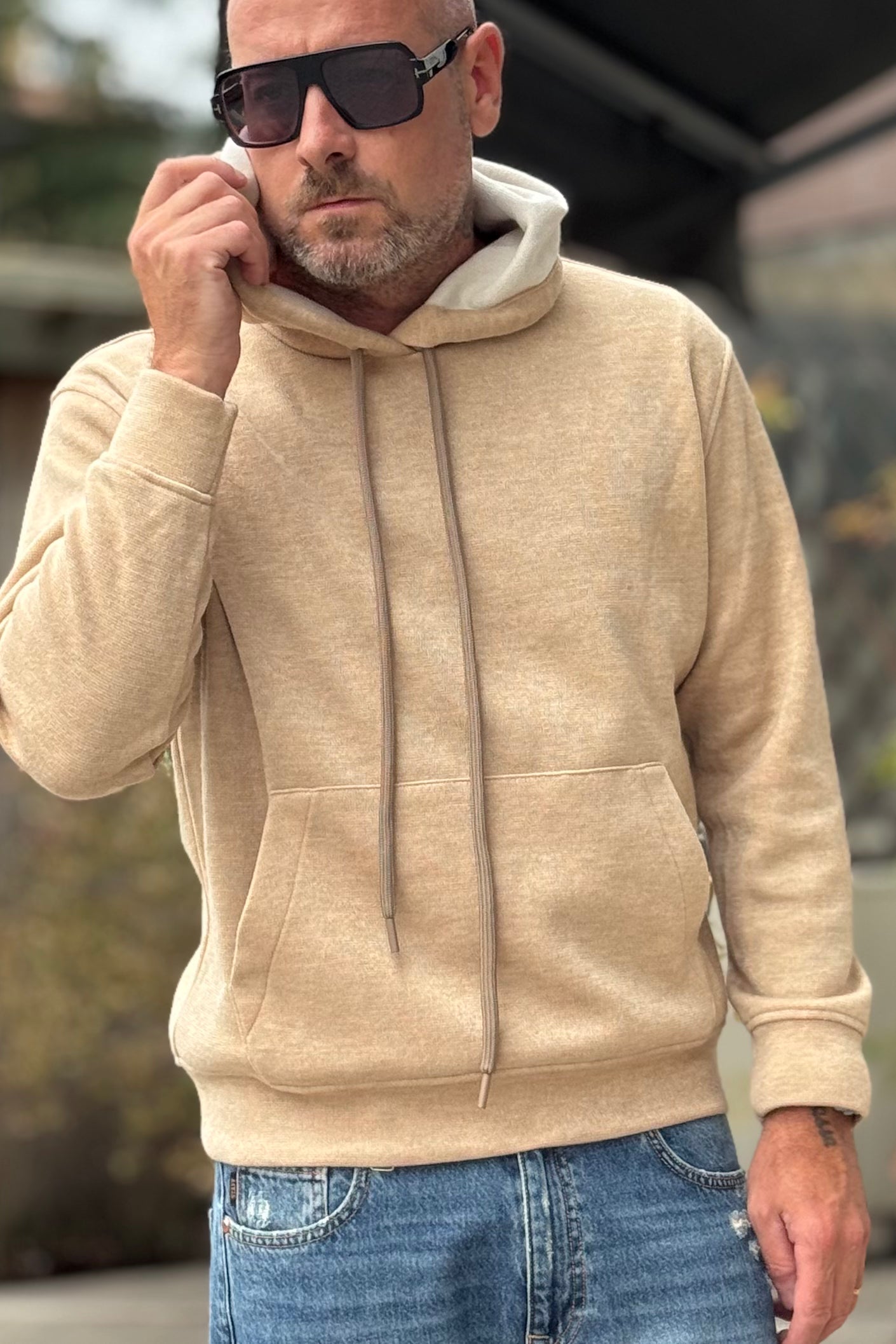 ANIMA DX1A MAGLIA CON CAPPUCCIO DISPONIBILE IN 2 COLORI