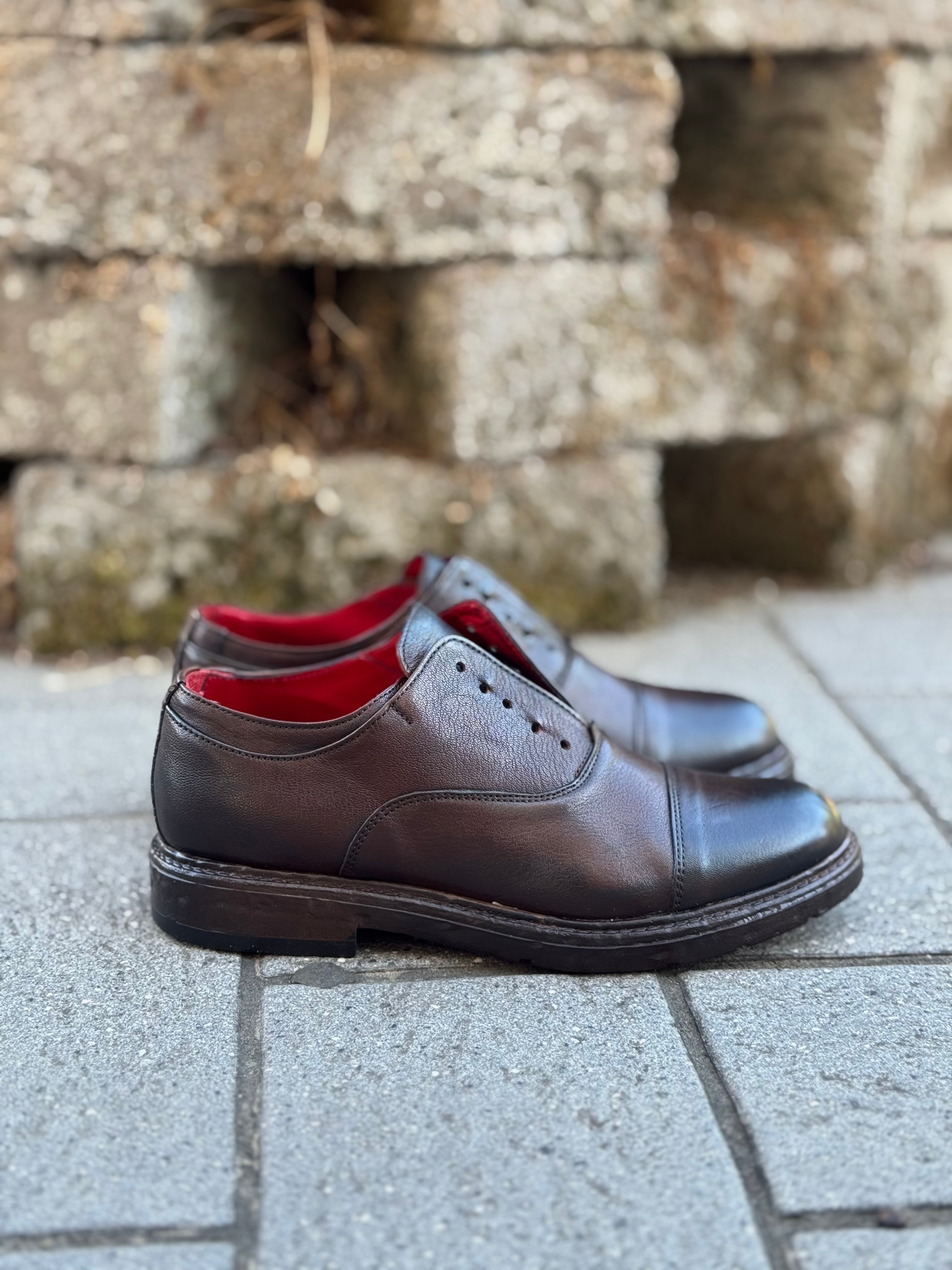 ARNOLD LAYNE E11325 SCARPA SENZA LACCIO IN MORBIDA PELLE DISPONIBILE IN 2 COLORI