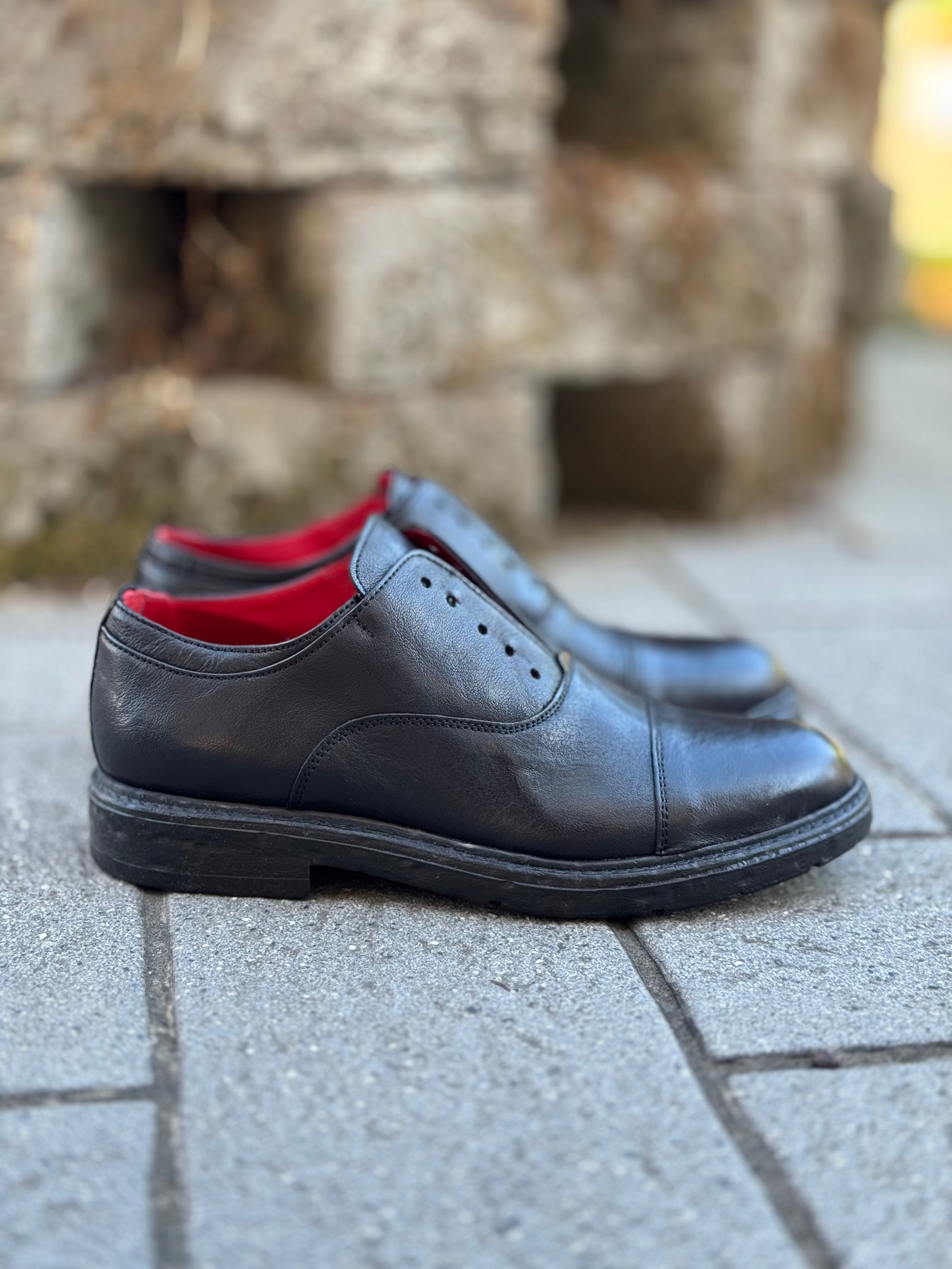 ARNOLD LAYNE E11325 SCARPA SENZA LACCIO IN MORBIDA PELLE DISPONIBILE IN 2 COLORI