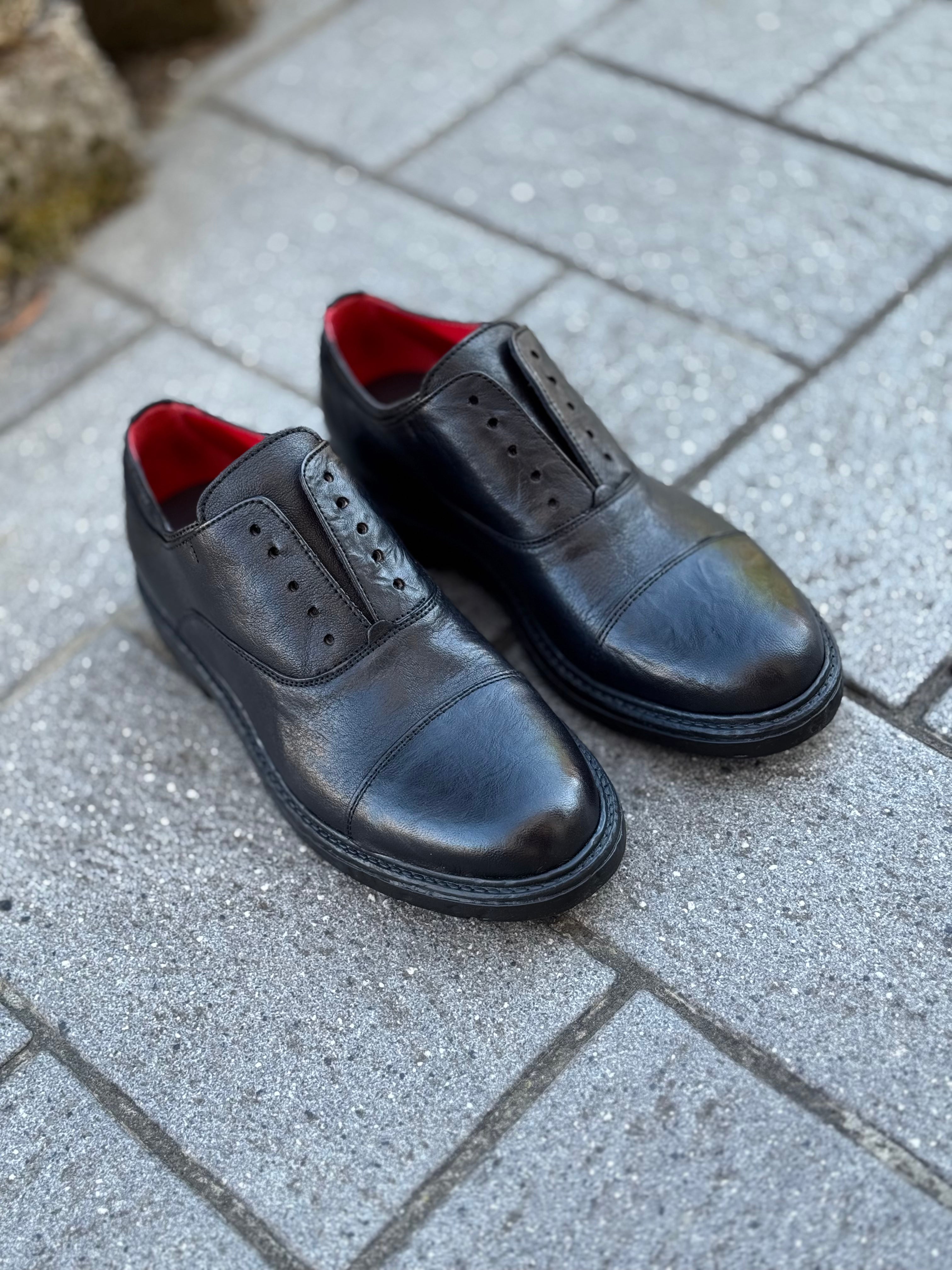 ARNOLD LAYNE E11325 SCARPA SENZA LACCIO IN MORBIDA PELLE DISPONIBILE IN 2 COLORI