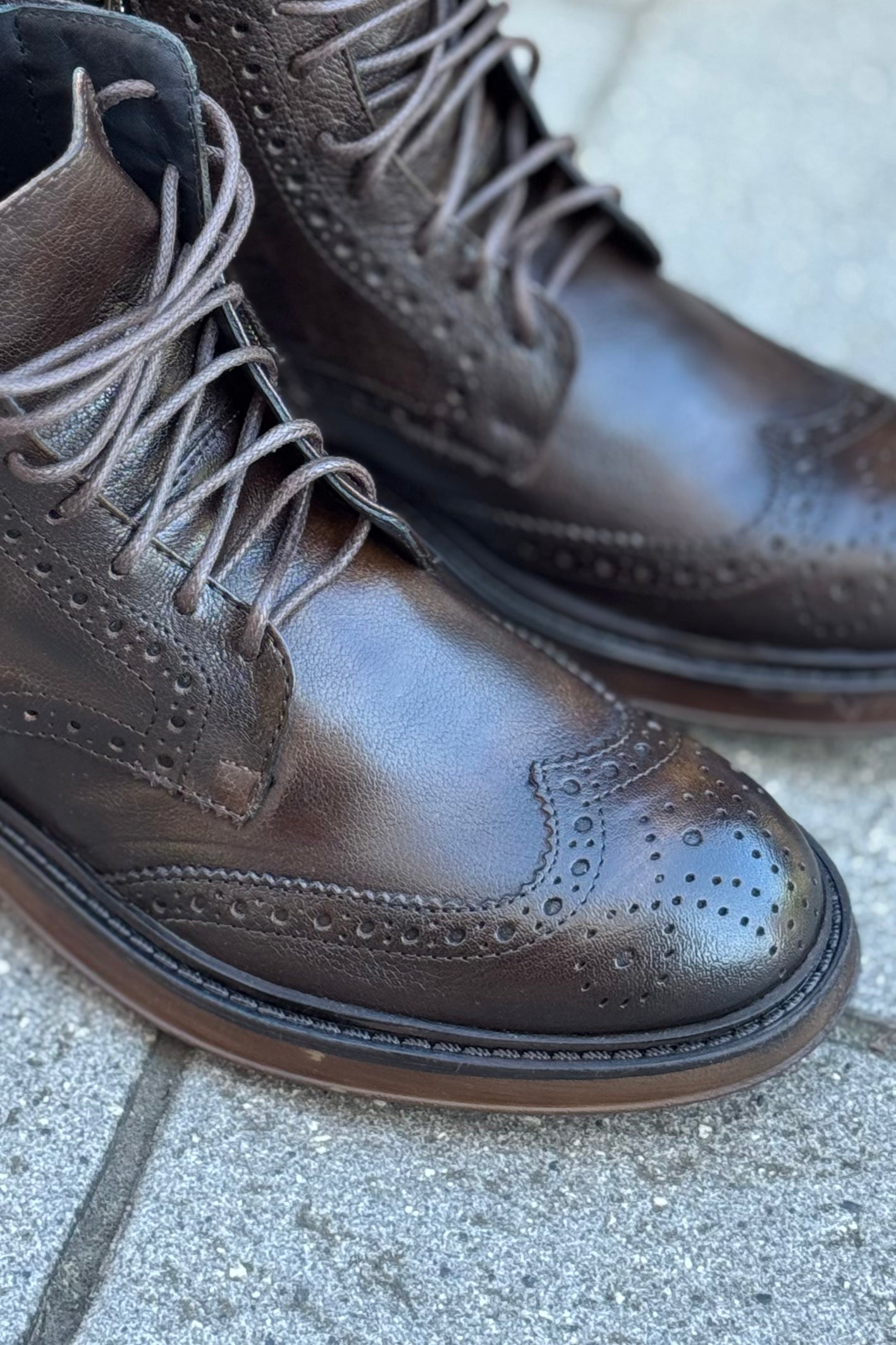 ARNOLD LAYNE E307 STIVALETTO TESTA DI MORO IN MORBIDA PELLE CON ZIP LATERALE