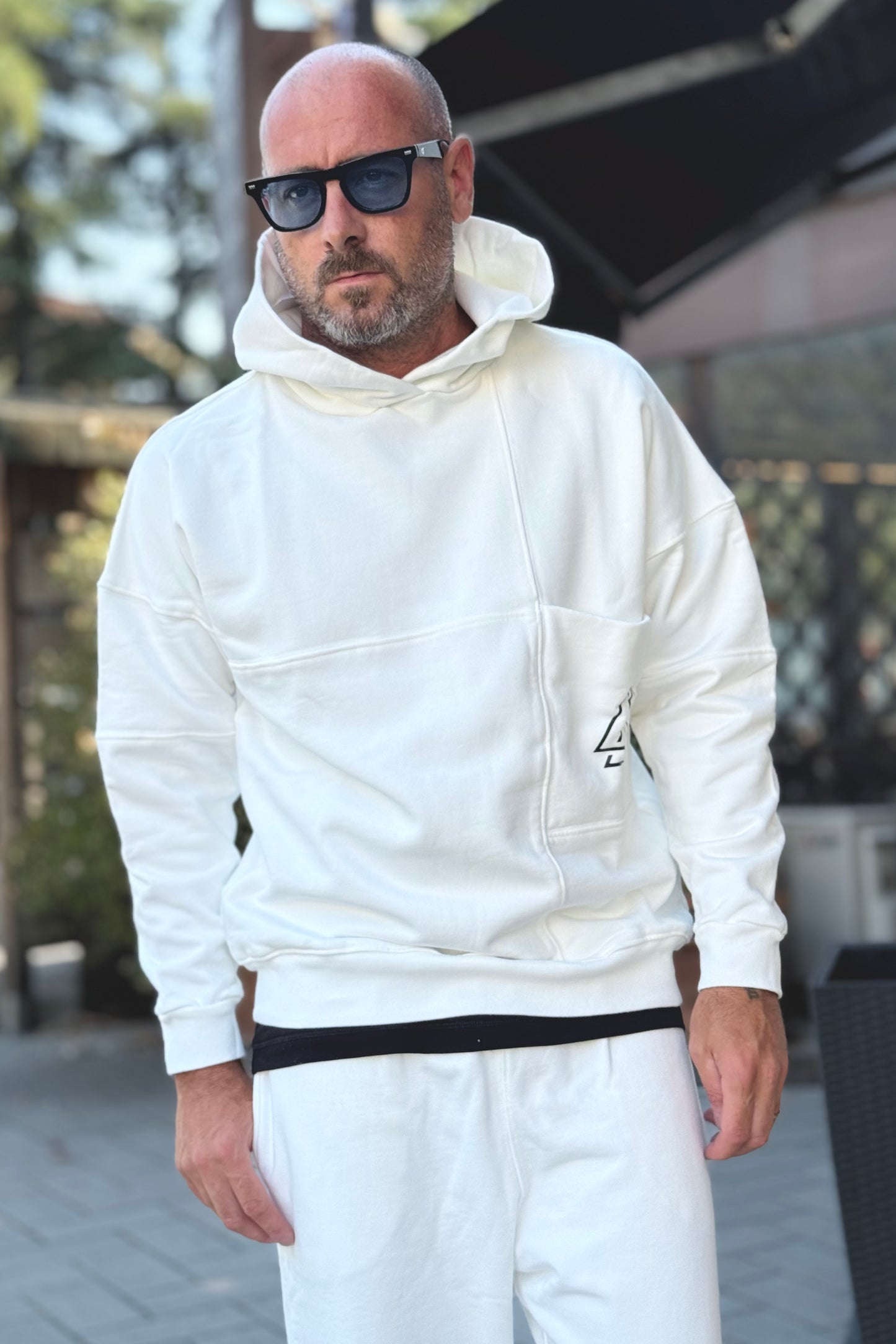 Anima FP01 cotton tracksuit with hood available in 2 colors