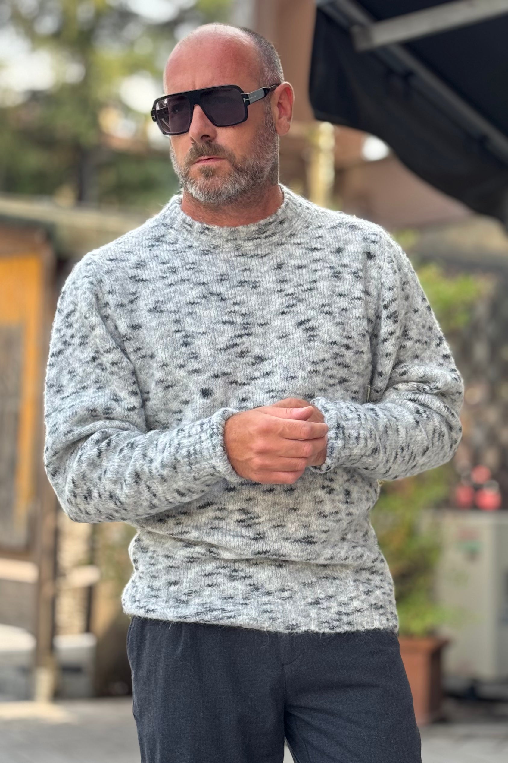 BICOLORE AU522 MAGLIA GIROCOLLO DISPONIBILE IN 2 COLORI