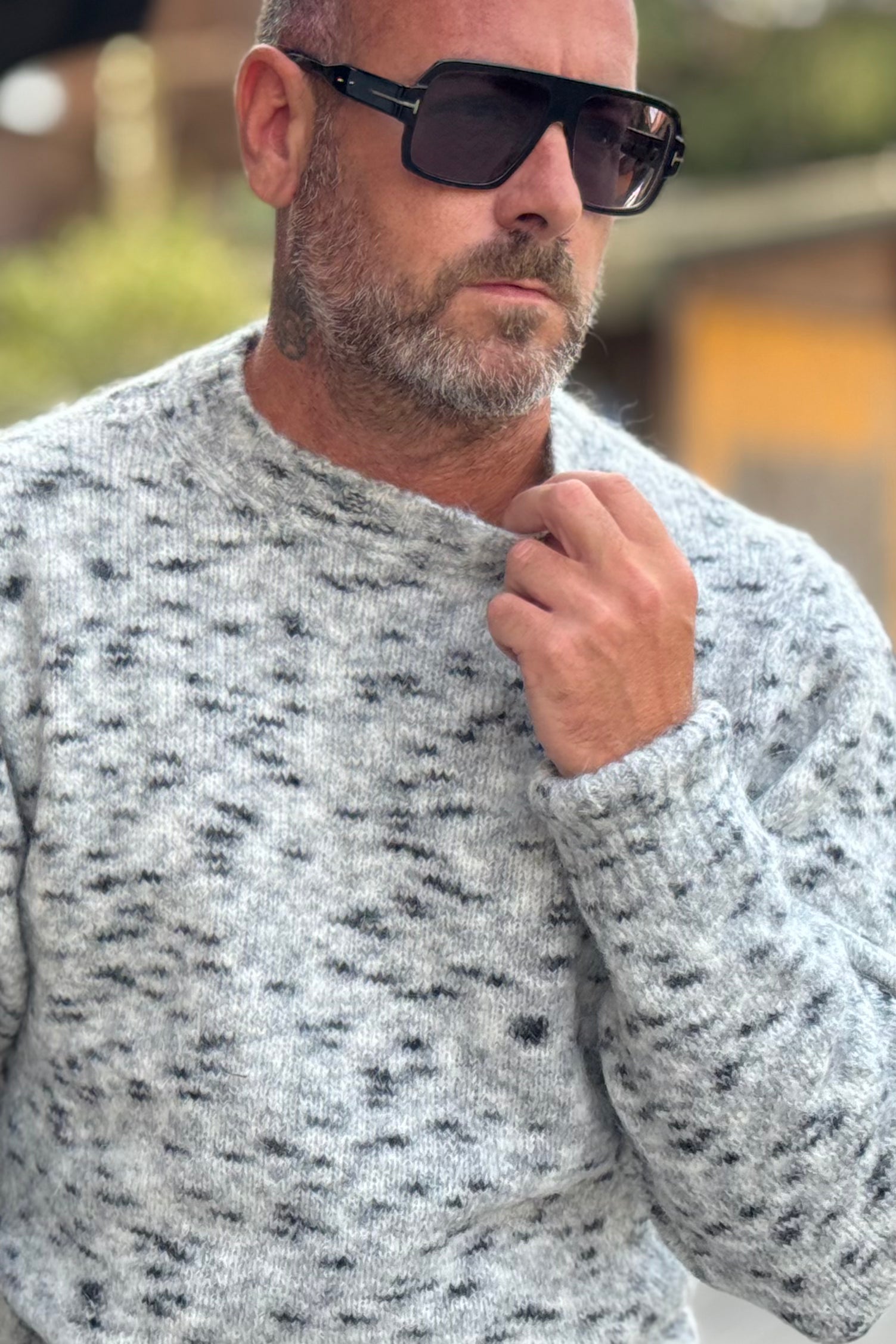 BICOLORE AU522 MAGLIA GIROCOLLO DISPONIBILE IN 2 COLORI