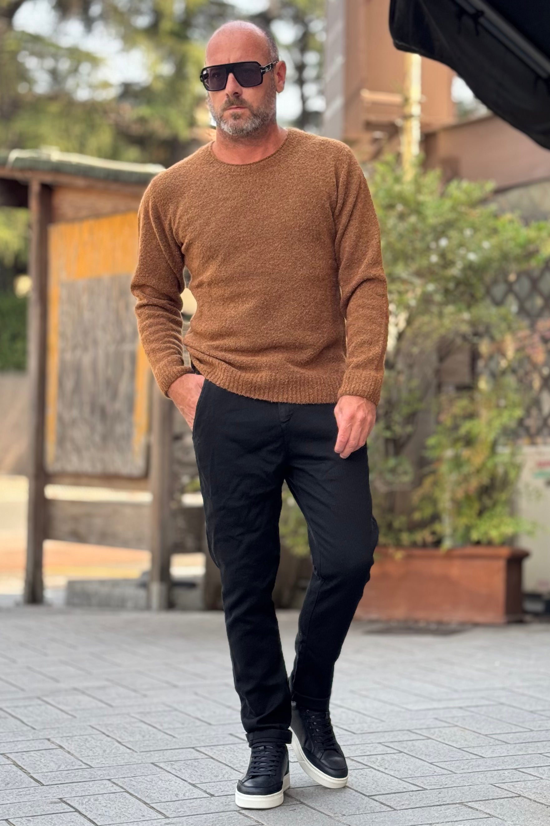 BICOLORE AU551 MAGLIA GIROCOLLO DISPONIBILE IN 2 COLORI