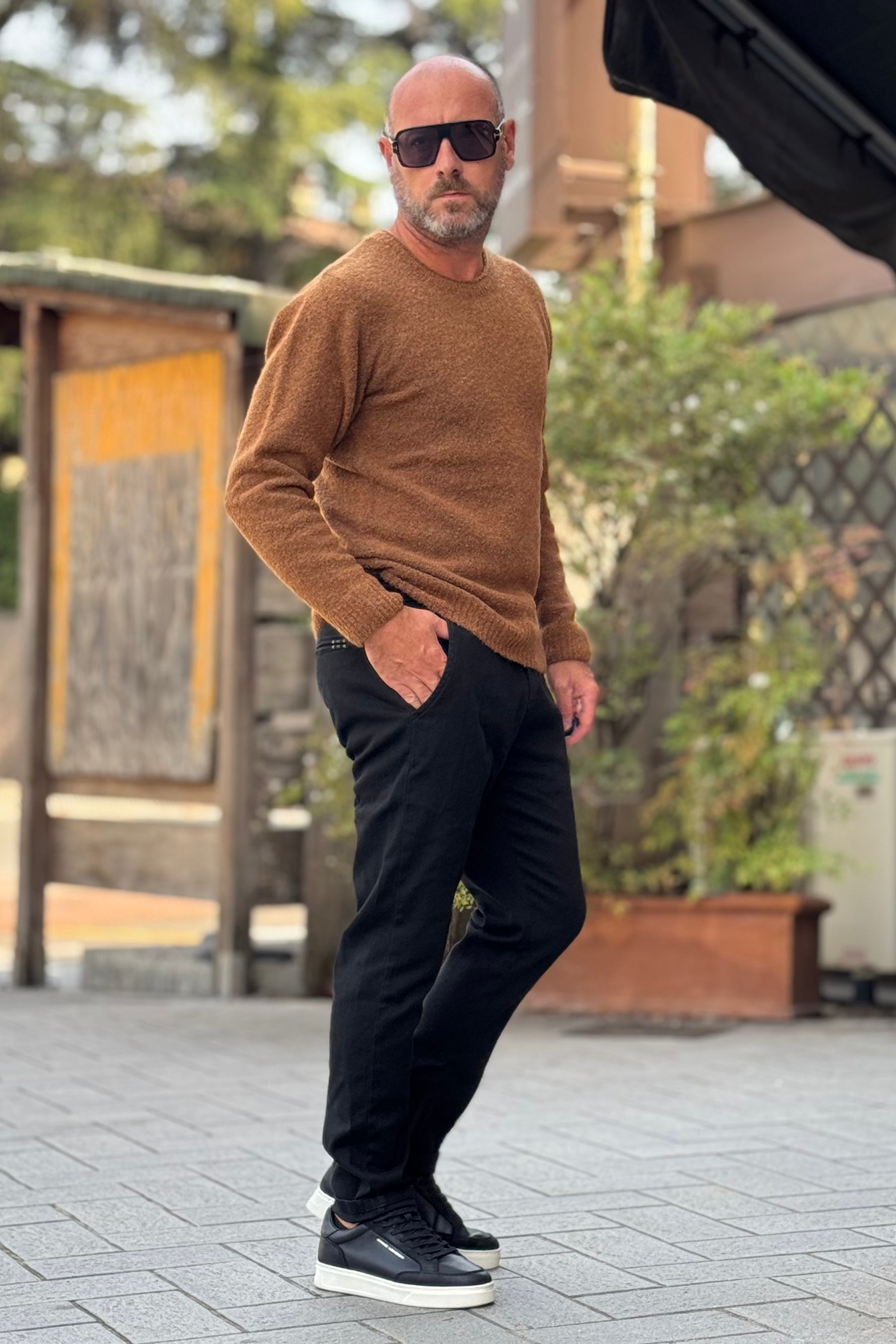 BICOLORE AU551 MAGLIA GIROCOLLO DISPONIBILE IN 2 COLORI