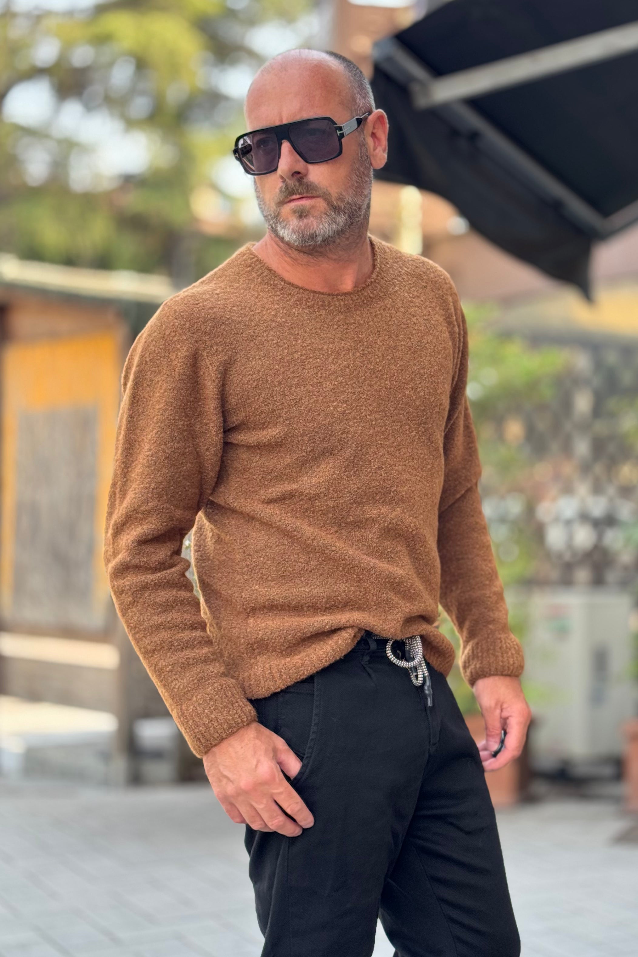 BICOLORE AU551 MAGLIA GIROCOLLO DISPONIBILE IN 2 COLORI