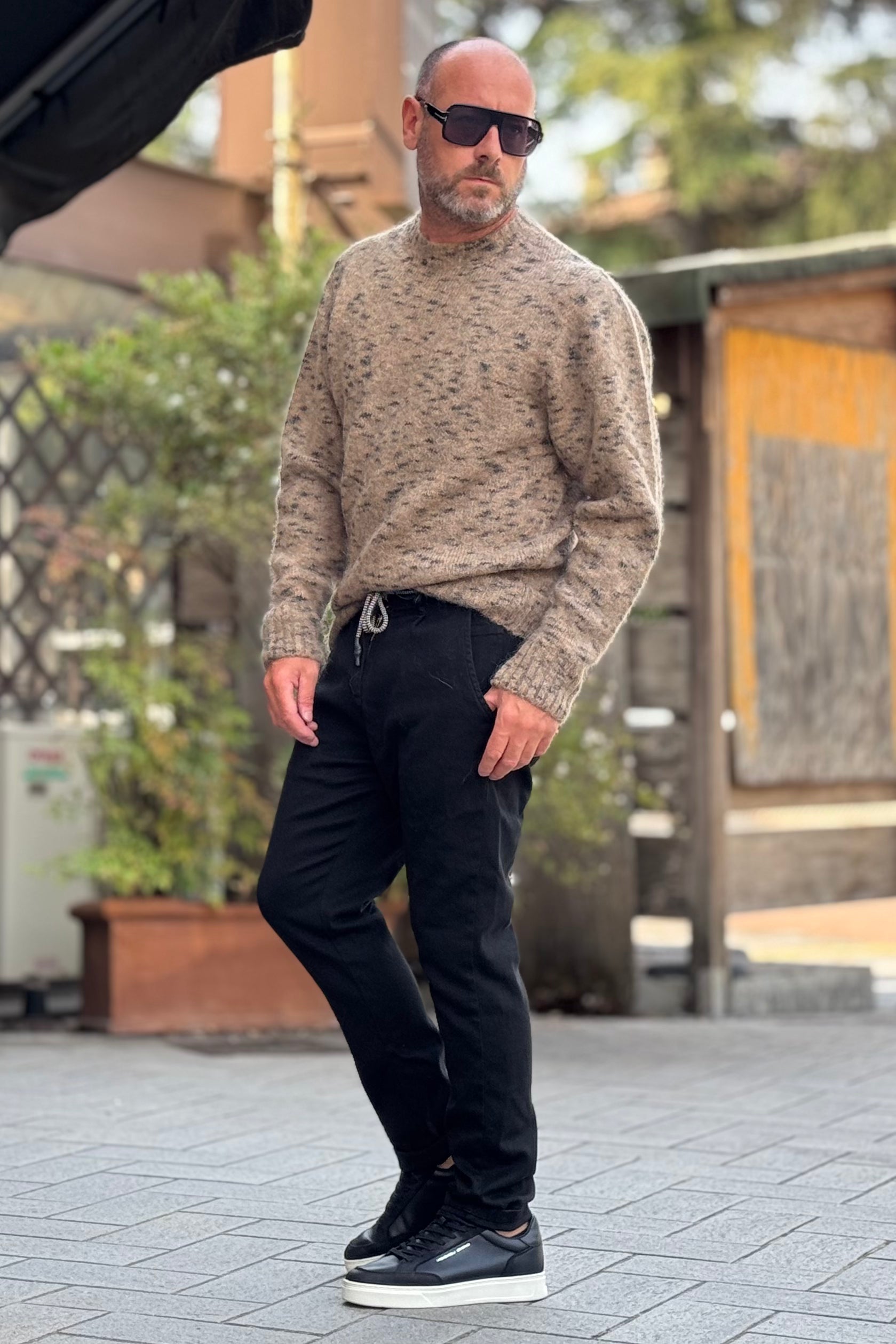 BICOLORE AU522 MAGLIA GIROCOLLO DISPONIBILE IN 2 COLORI